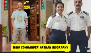 wing commander afshan biography
